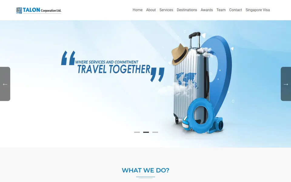 Talon Corporation Ltd homepage screenshot
